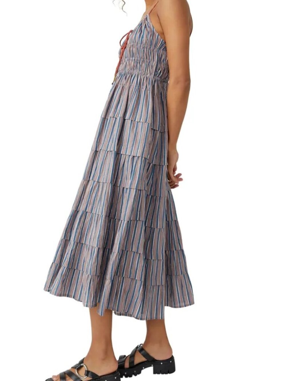 NWT!! FREE PEOPLE Going Steady Midi Dress!! Sz S - Picture 2 of 11